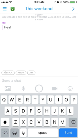 snapchat group chat