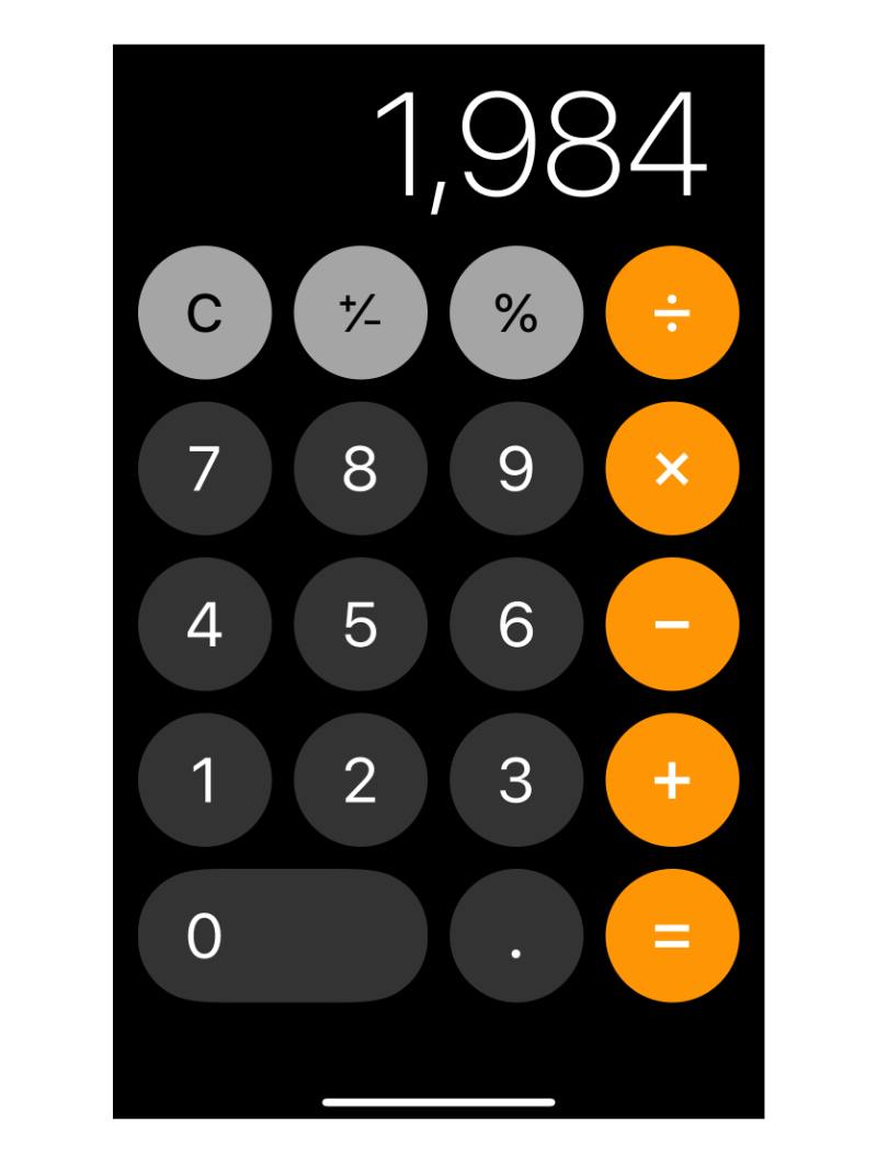Using The Iphone Calculator Swipe To Undo Macmeicloud
