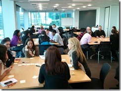 Lean Coffee with 80 Participants in Melbourne, Australia, at AMP