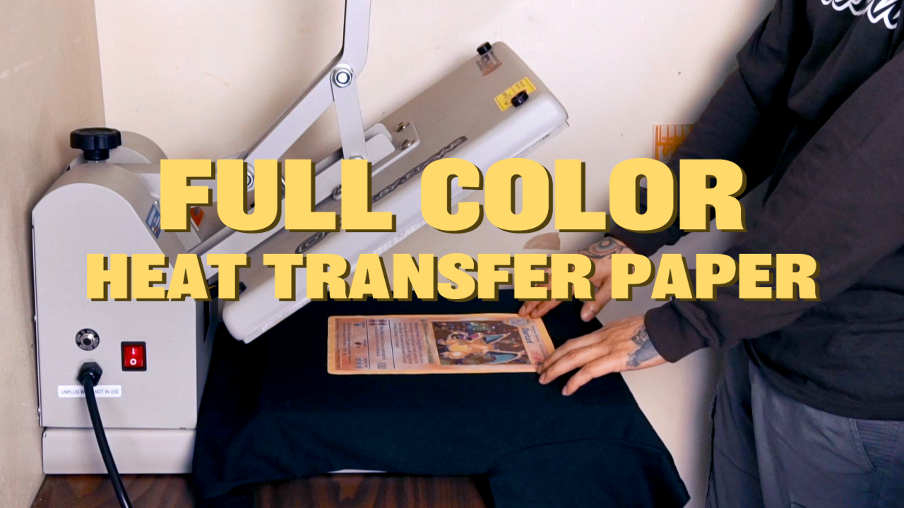 How To Heat Press Full Color Images on Dark Garments