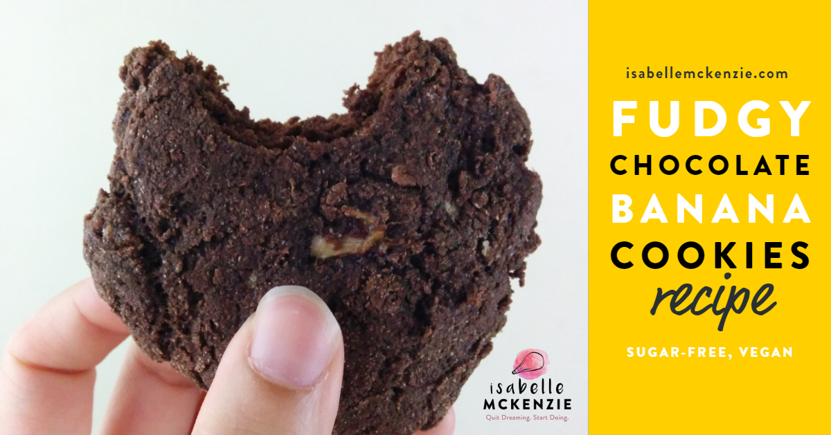 Fudgy Chocolate Banana Cookies Recipe (Sugar-Free, Vegan) — Isabelle ...
