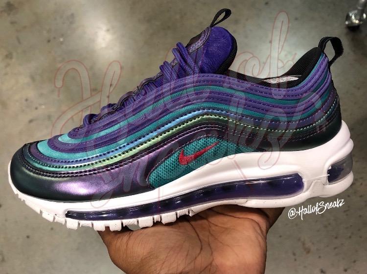 turquoise and purple air max 97
