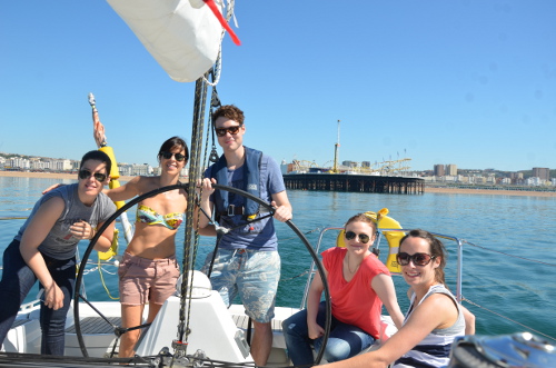 Teams set sail from Brighton Marina