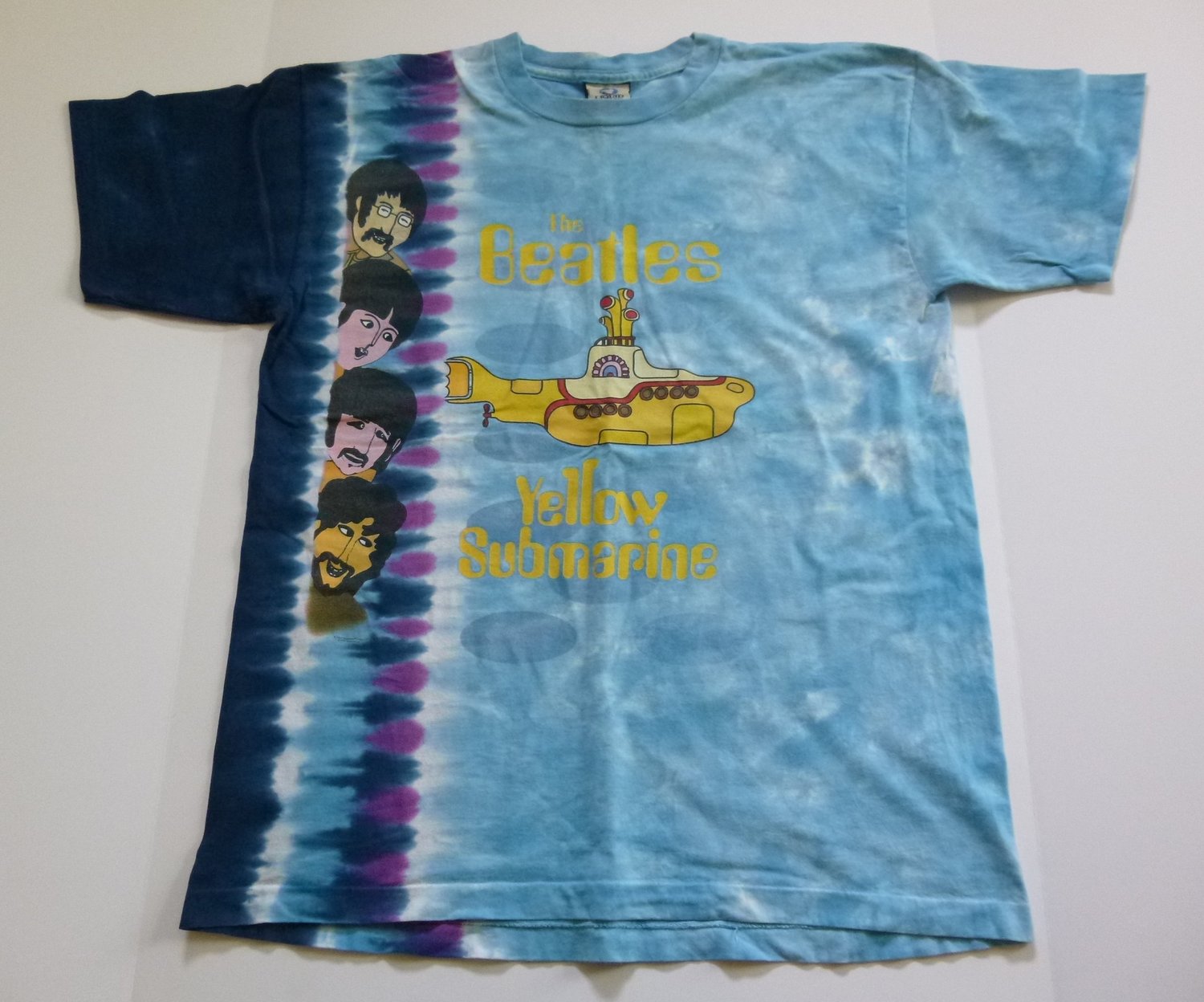 The Beatles Yellow Submarine Mens Sizes S-M-L-XL-1X-3X Licensed Tie-Dye Shirt