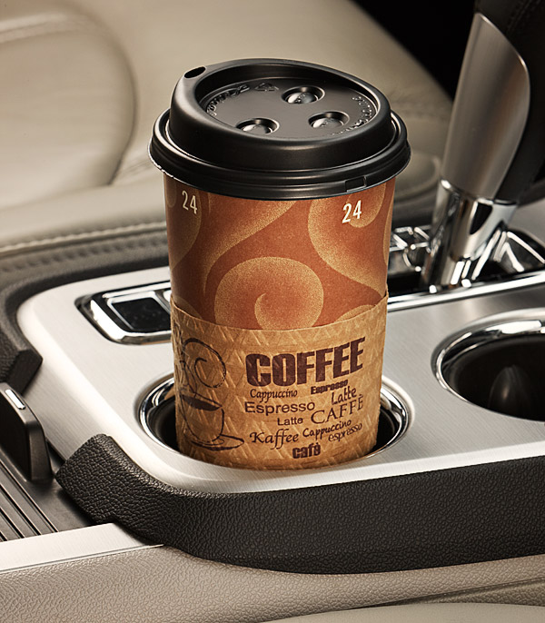 Beverage Photography in a Car