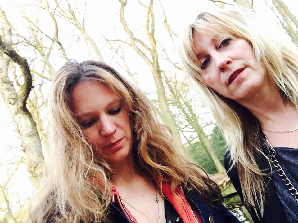  Amy and me in Friesland, Holland, in the garden of fairies right before our show in Oenkerk.    