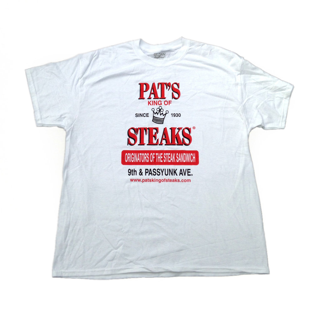 White Short Sleeve T-Shirt — Pat's 