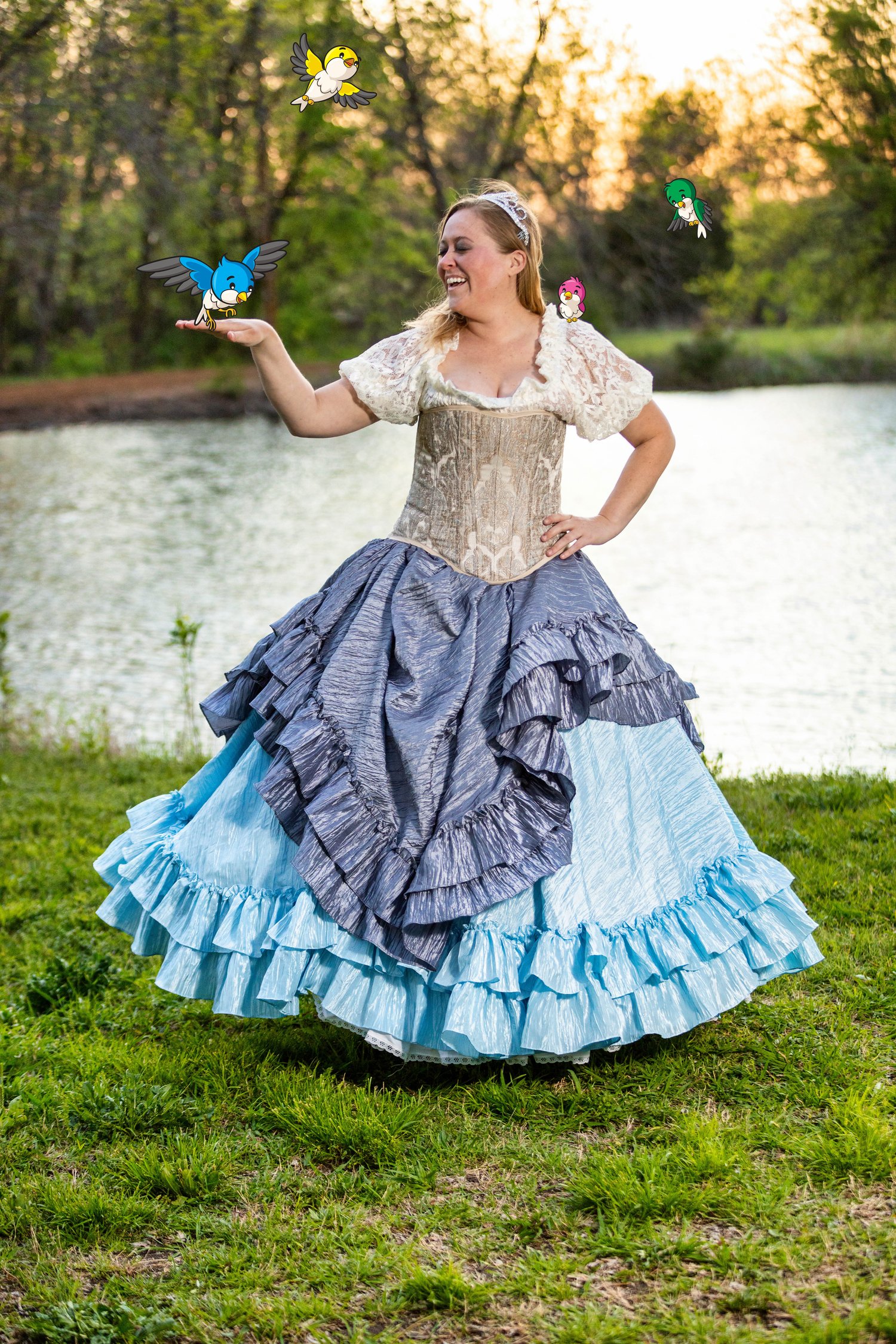 Cinderella-Inspired Corset Costume — Silver Leaf Costumes | Handmade  Designer Costumes