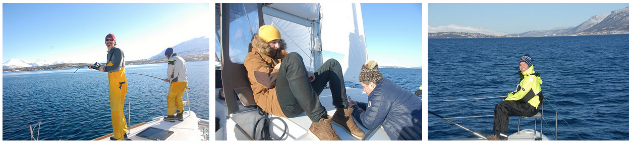 Sailing | Tromso | Fishing | Happy