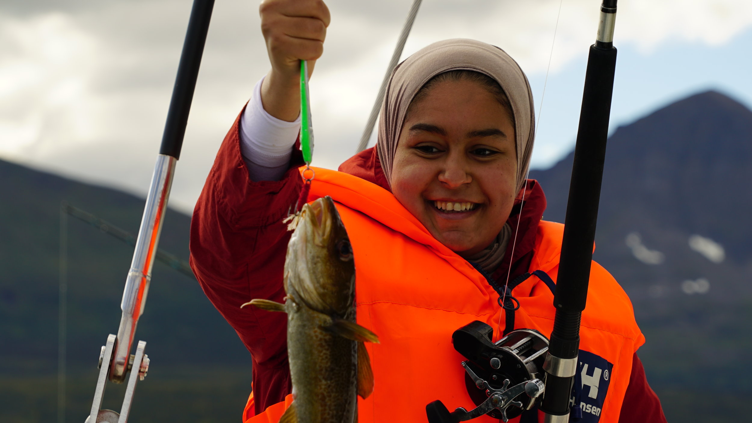 #Fishing sailing | #Tromsø | #Arctic Princess | Guest from India and Denmark