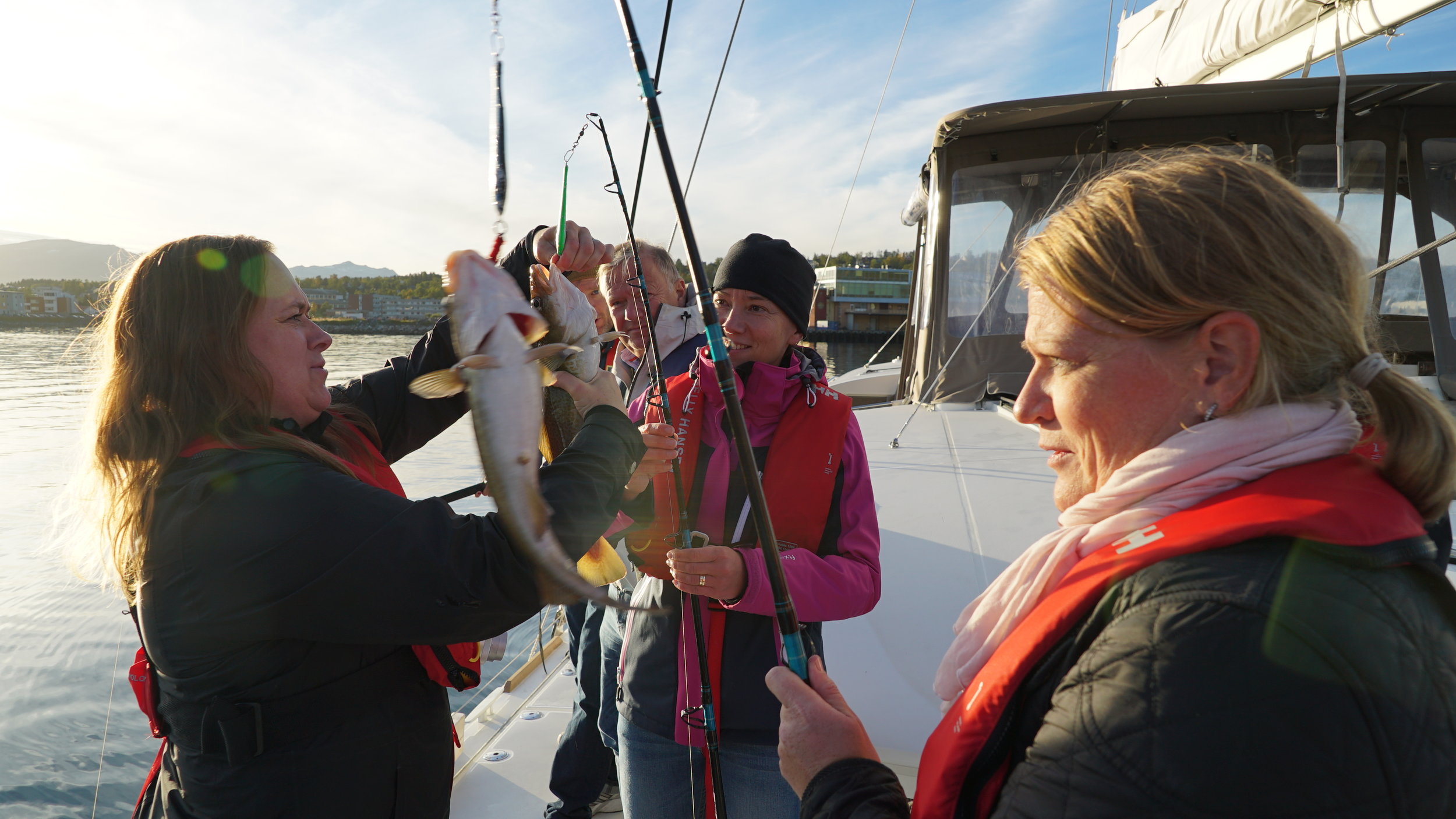 #sail & #Relax $ Fishing | Swedish guests | Moment Norway