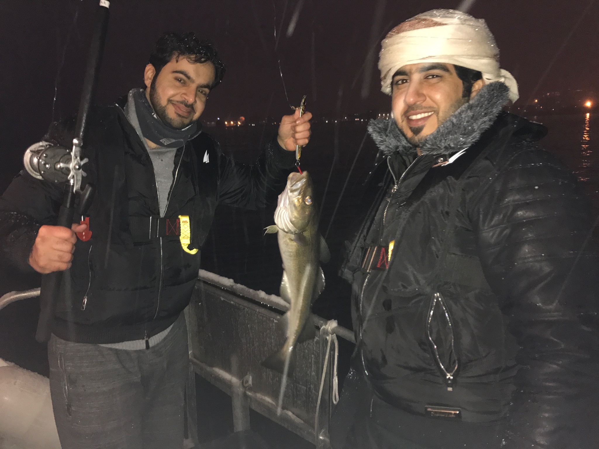 #Fishing in darkness | #Tromso | #Princess EMI | Guesta from Abudabi