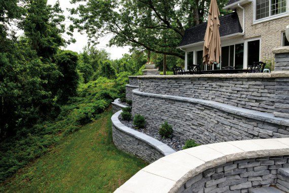 5 Landscape Design Ideas To Improve Your Sloped Backyard In Sterling Heights Mi Decra Scape