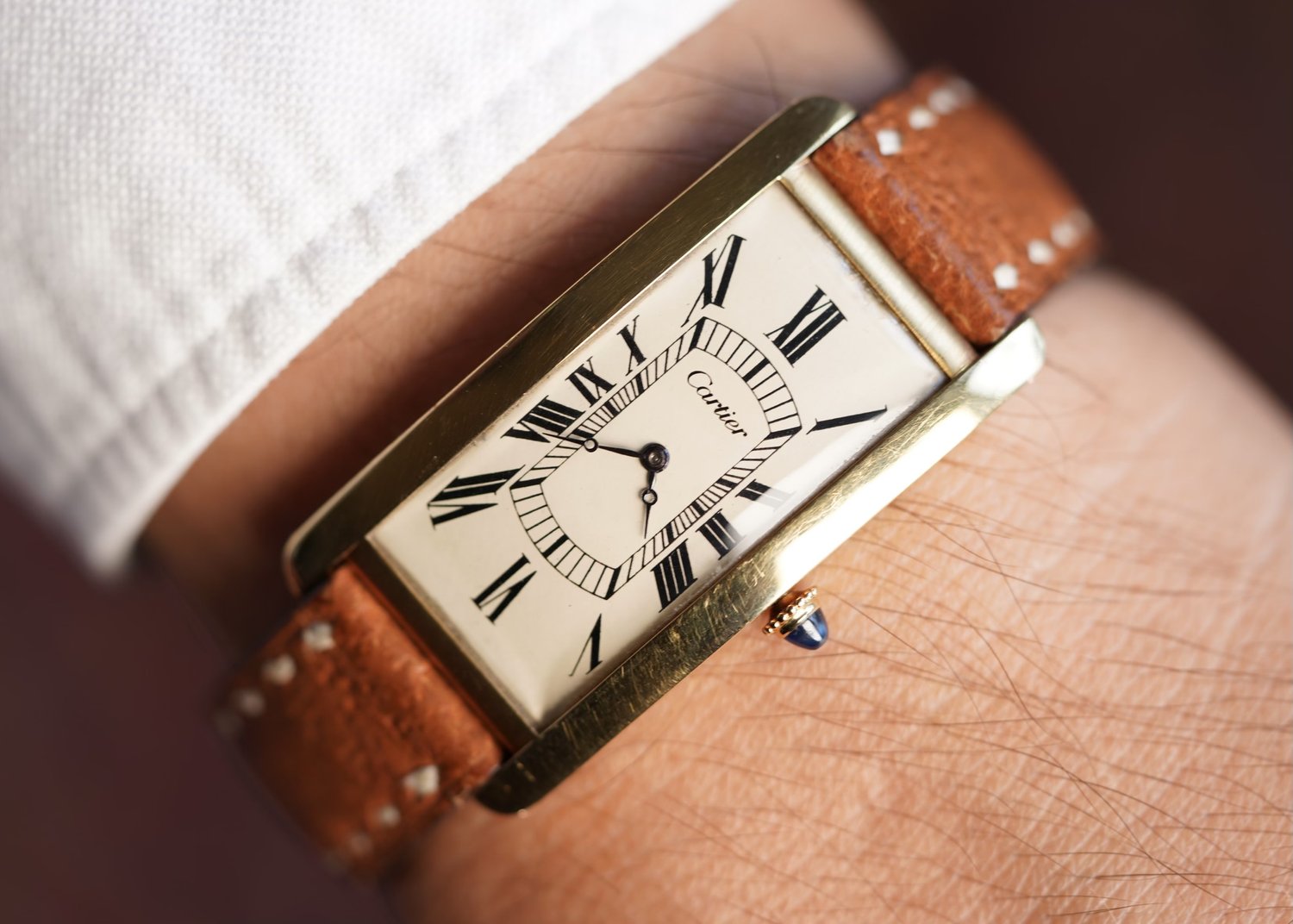 1968 1960's Cartier Tank Louis Watch For Sale - Unisex Vintage