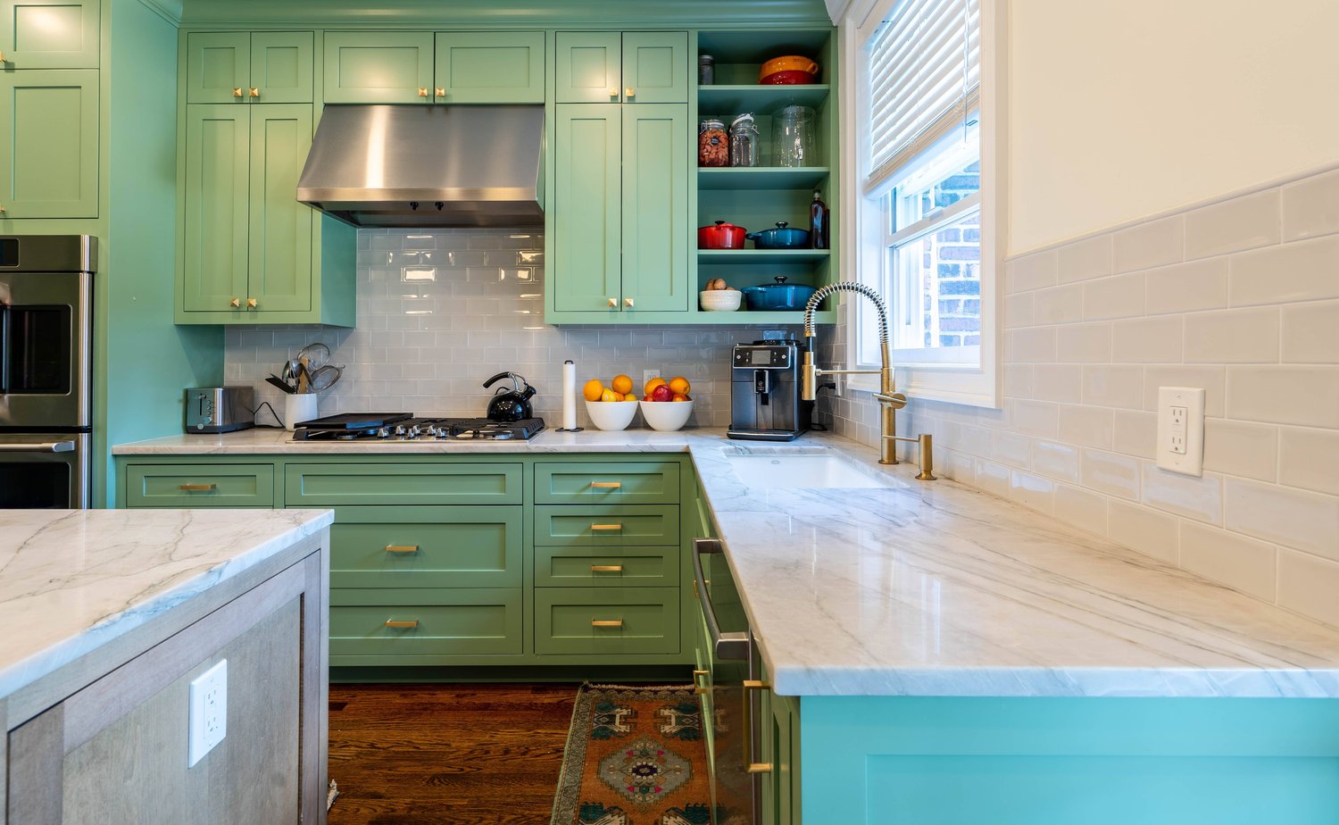 Kitchens with Color, but not Avocado Green