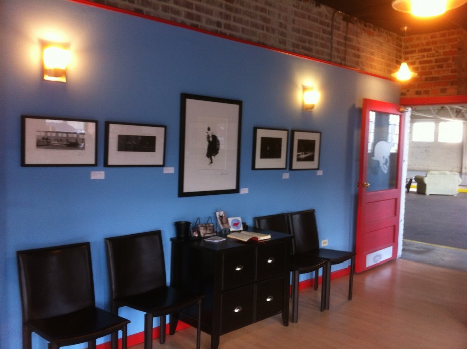 Prints by Eric Dallimore hanging in the Wonderbound offices at Junction Box. Photo by  Garrett Ammon, 2014