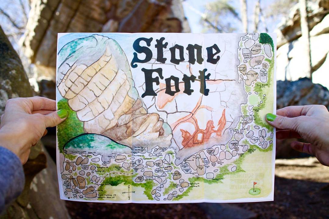 Stone Fort Map Picture