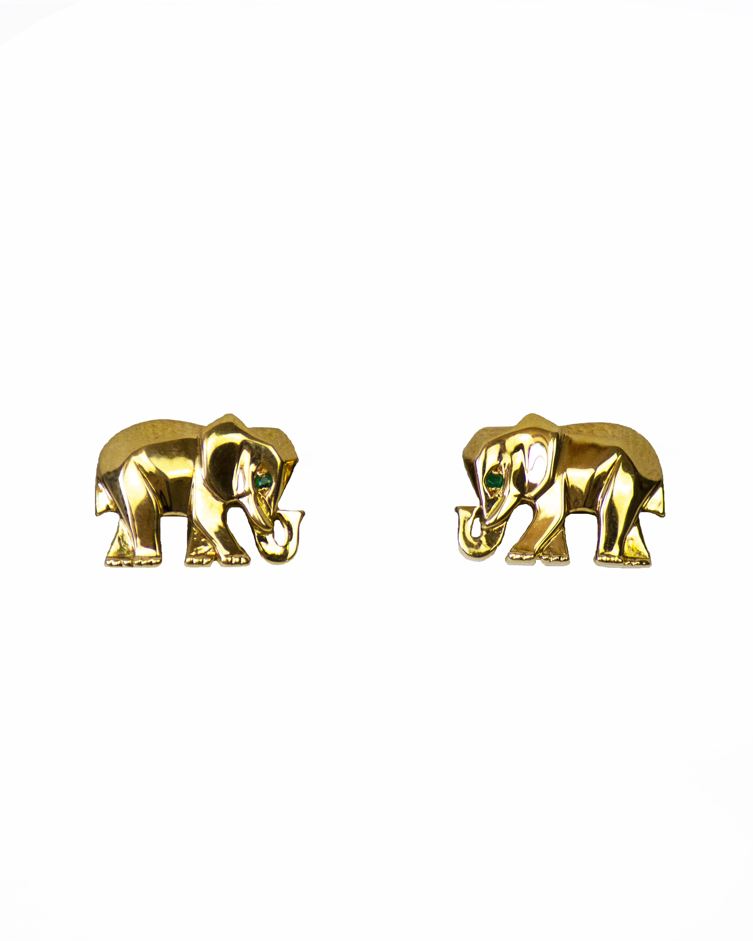 Cartier Cufflinks, Elephants, 18kt gold 
