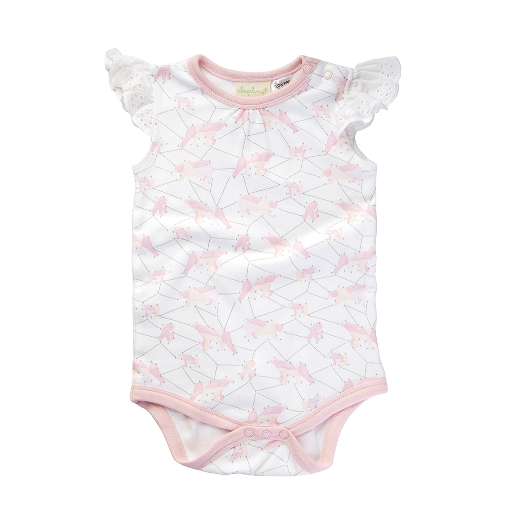 Floral Organic Baby Bodysuit – Sapling Child