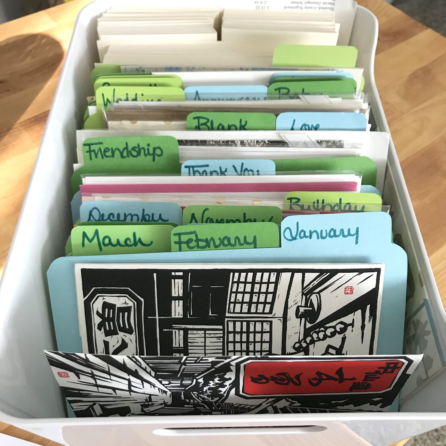 DIY Greeting Card Storage Box Tutorial + American Greetings