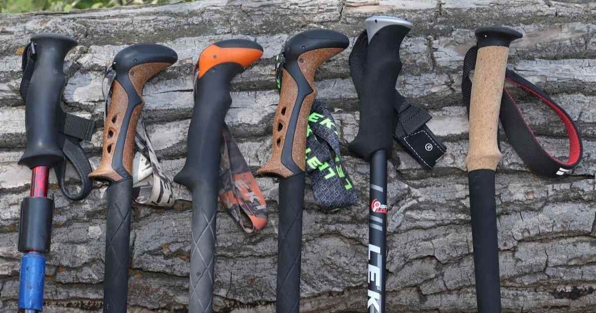 Hiking Poles  Tri-Fold Carbon Cork Trekking Poles - Paria Outdoor Products