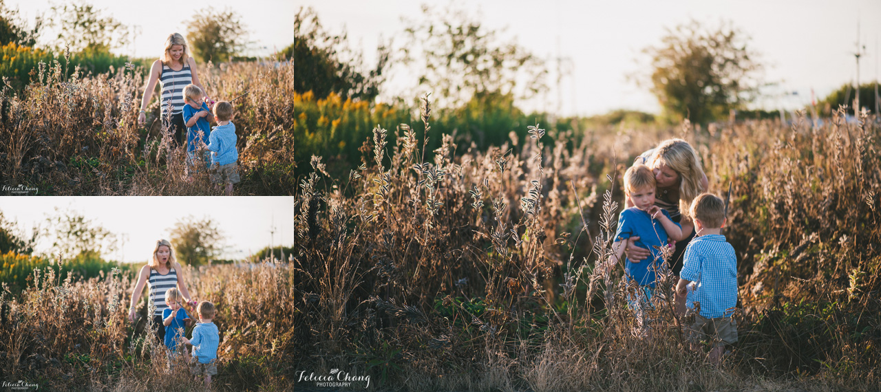 boys with sticks, vancouver family photographer, Felicia Chang Photography