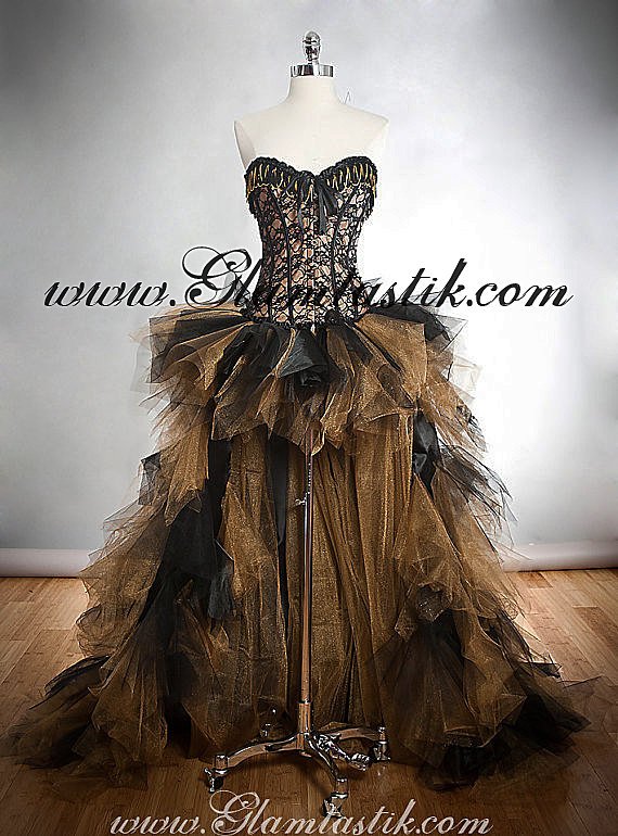 front corset dress