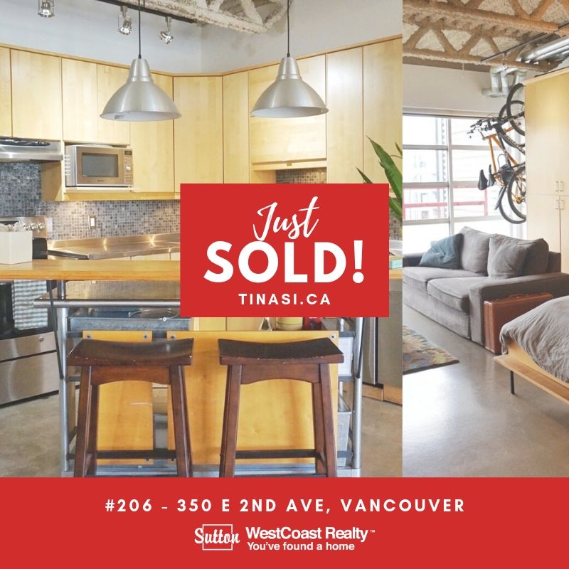 Just Sold 206 350 E 2nd Ave Vancouver Bc Tinasi Ca