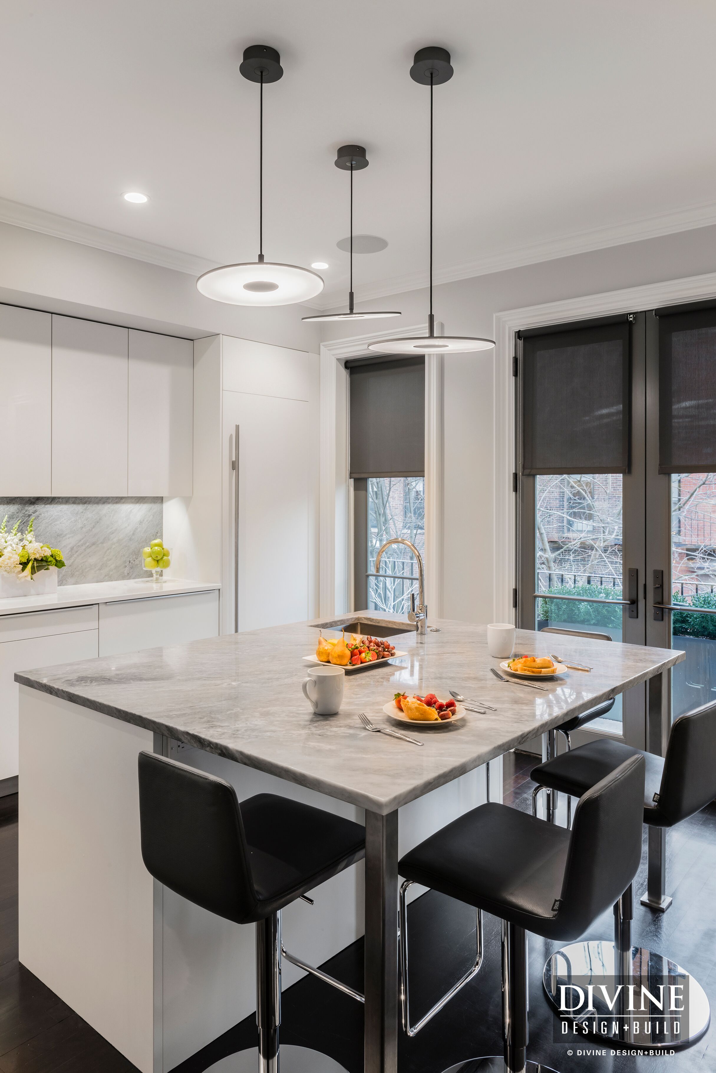 a modern kitchen design in boston's south end — divine