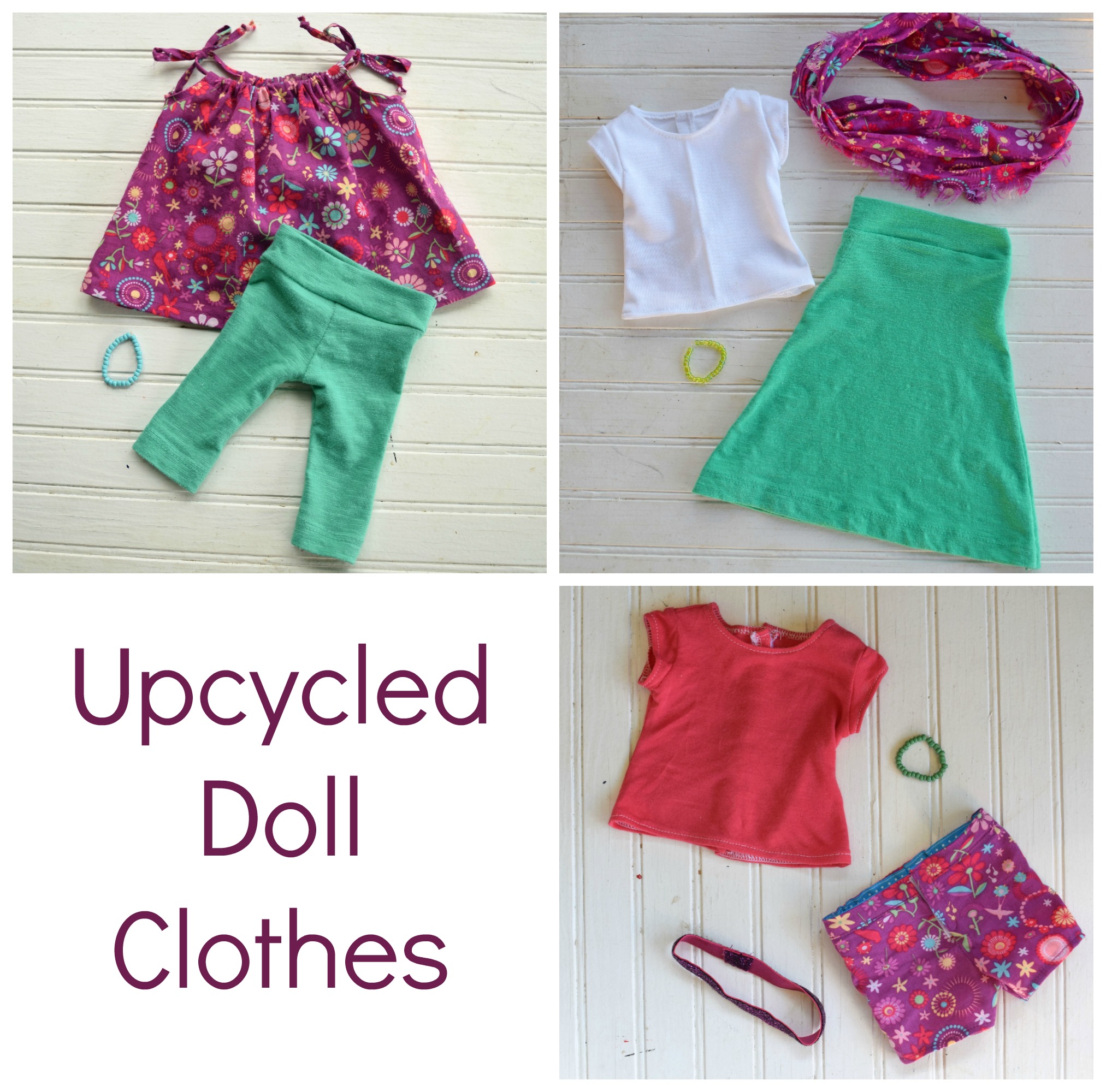 Upcycled Doll Clothes