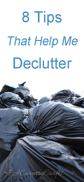 8 tips that help me to declutter!
