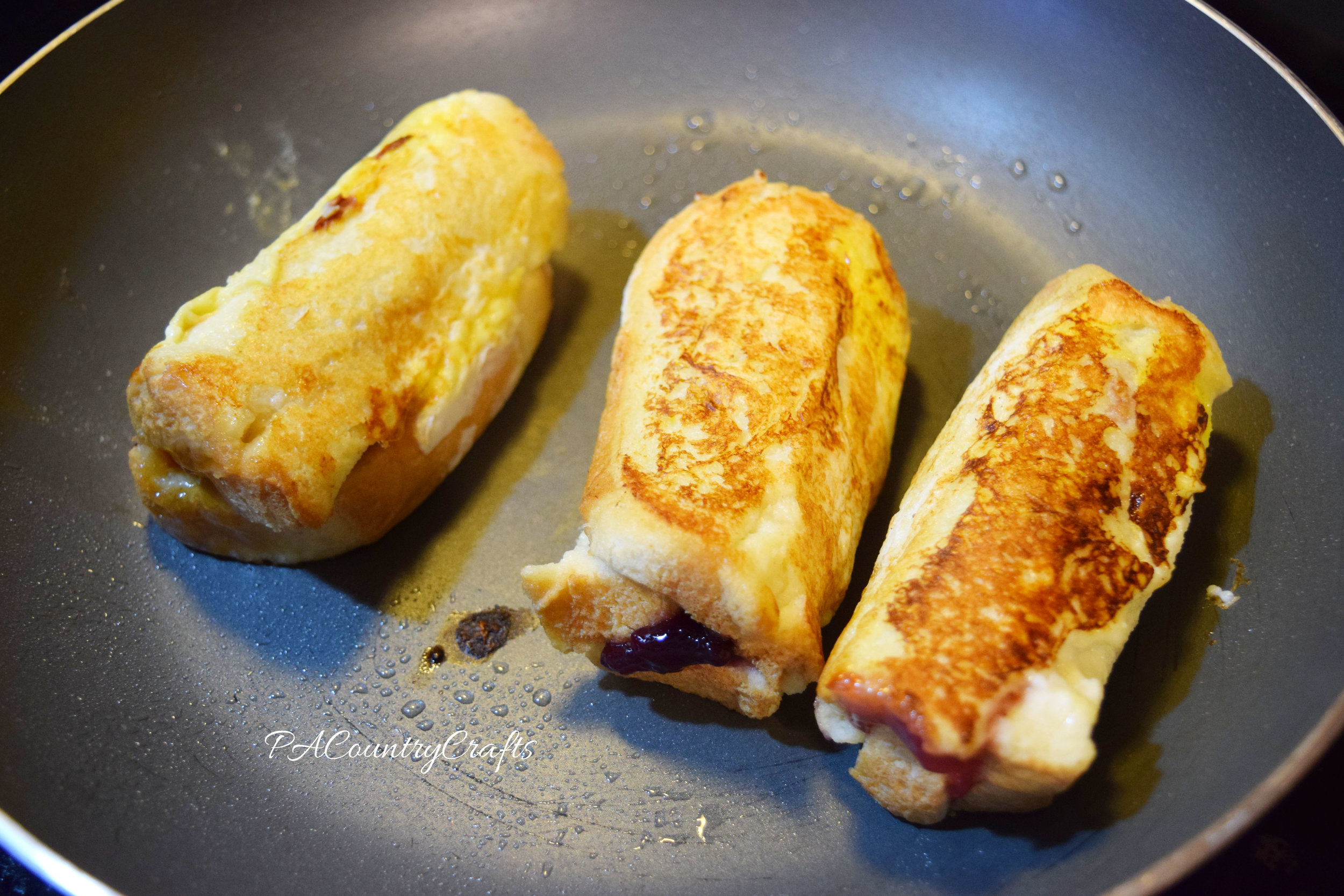 how to cook pbj french toast rolls