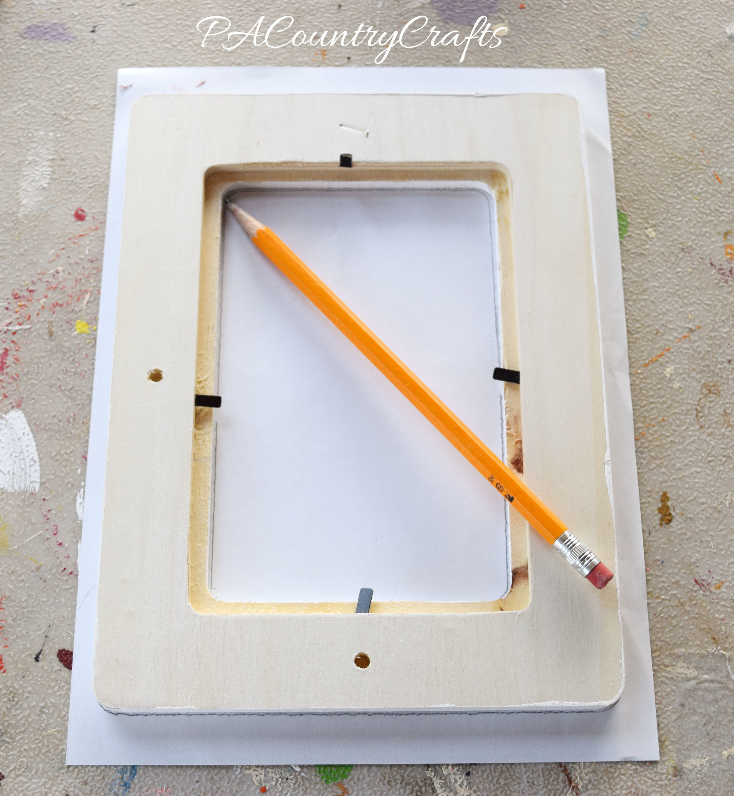 how to make scrapbook paper frames