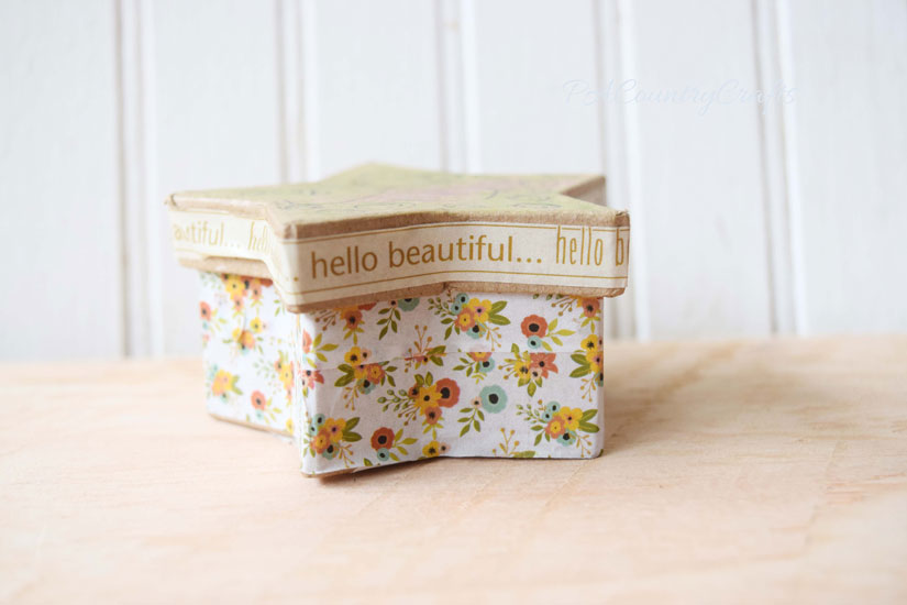 Washi tape is the fastest and easiest way to decorate boxes!