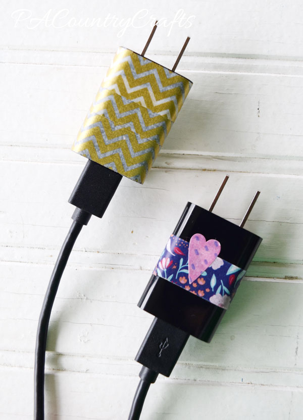 Use washi tape on phone/tablet chargers so they don't get mixed up!