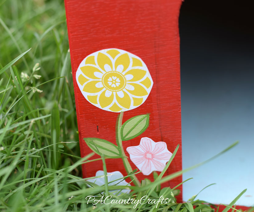Cut out flowers from scrapbook paper to use in mod podge crafts!