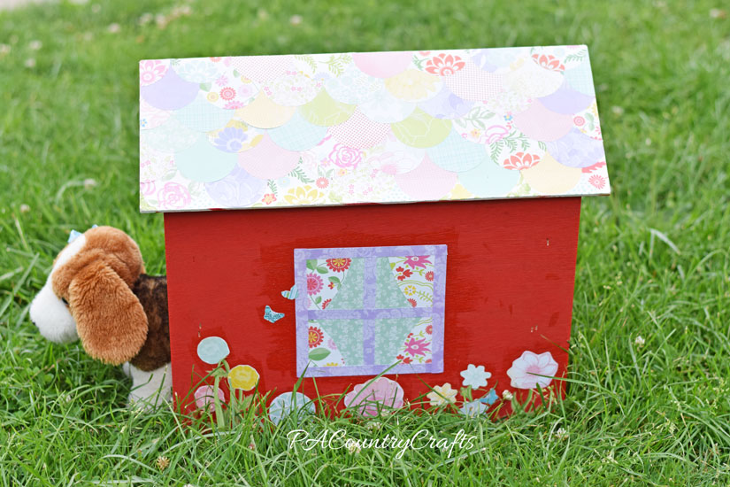 Kids craft toy doghouse makeover