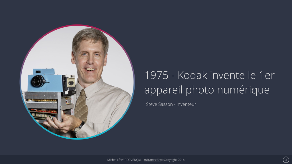 Kodak - 1er appareil photo numérique