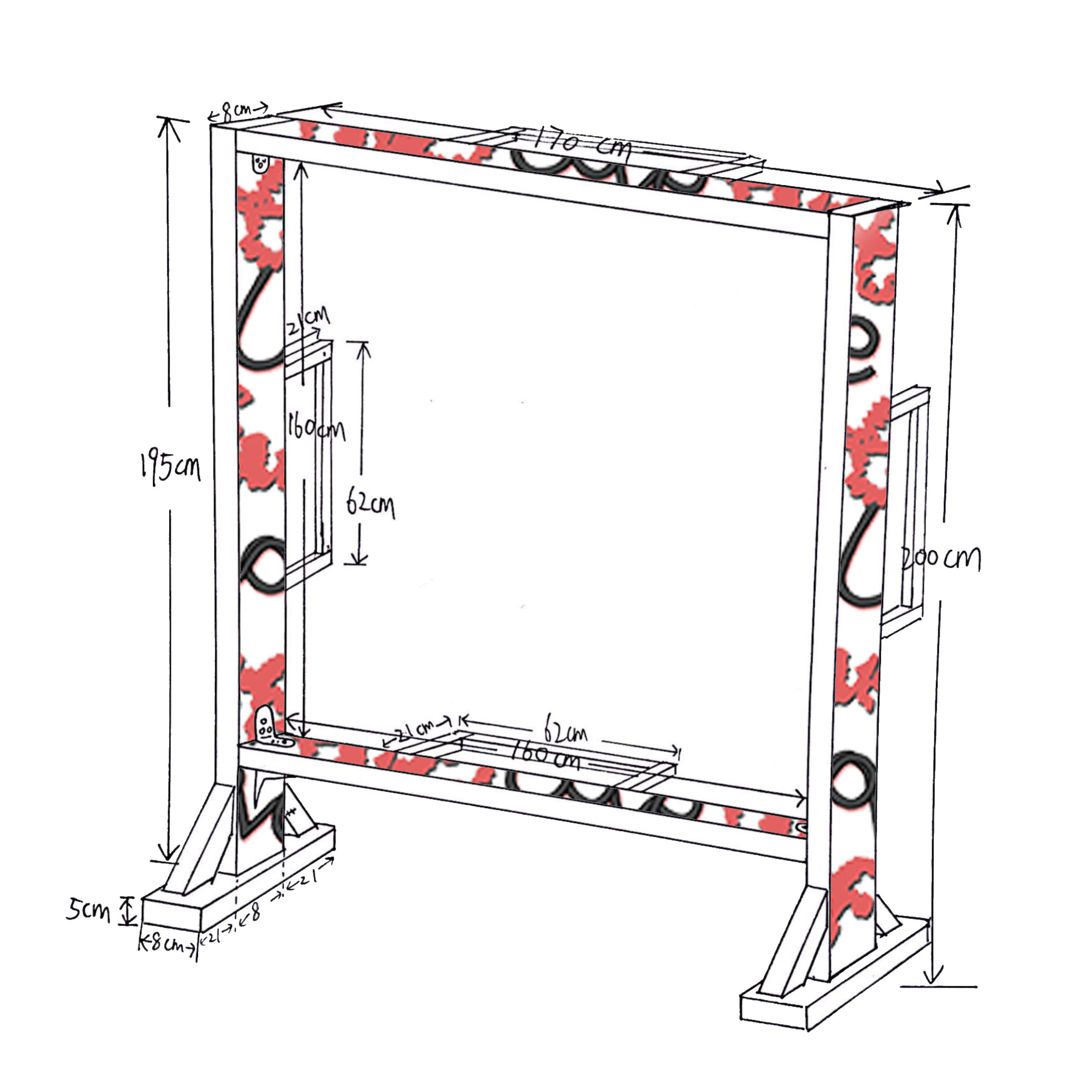 Free Standing Frame Specifications