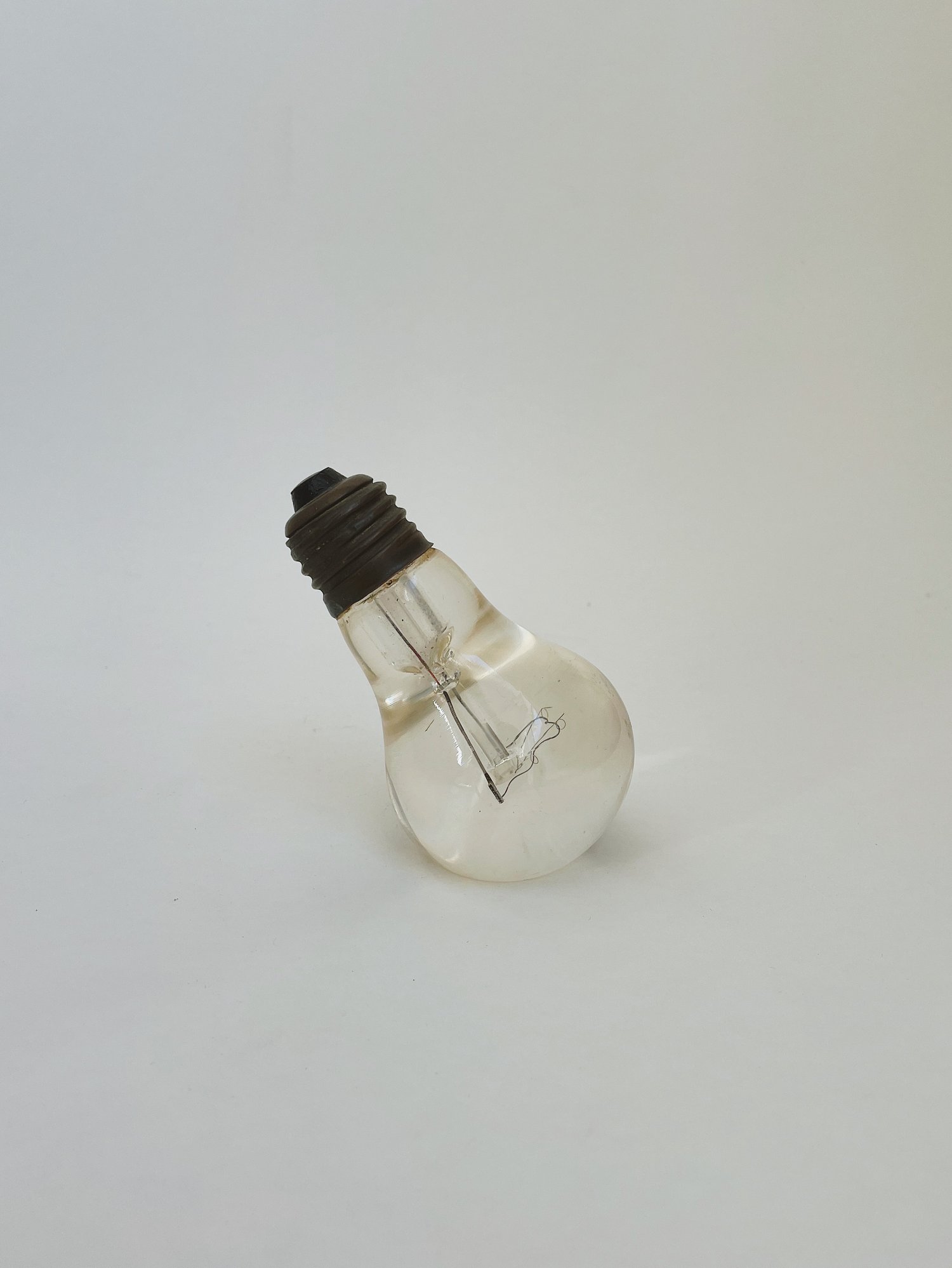 Lucite Light Bulb Sculpture — Gregory Ducharme