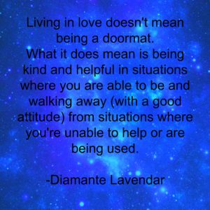 Living In Love by Diamante Lavendar