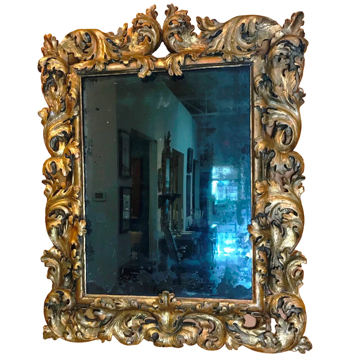 Large Late 19th Century Venetian Glass Mirror, Italy, circa 1880 — Wolf  Hall Antiques