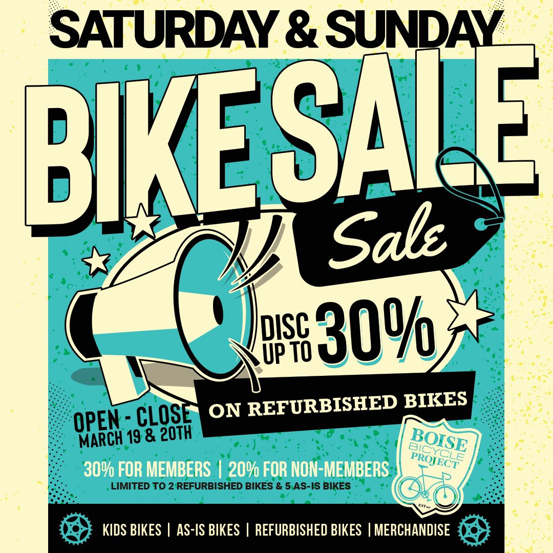 How to Prepare for BBPs Biggest Sale of the Year — Boise Bicycle Project