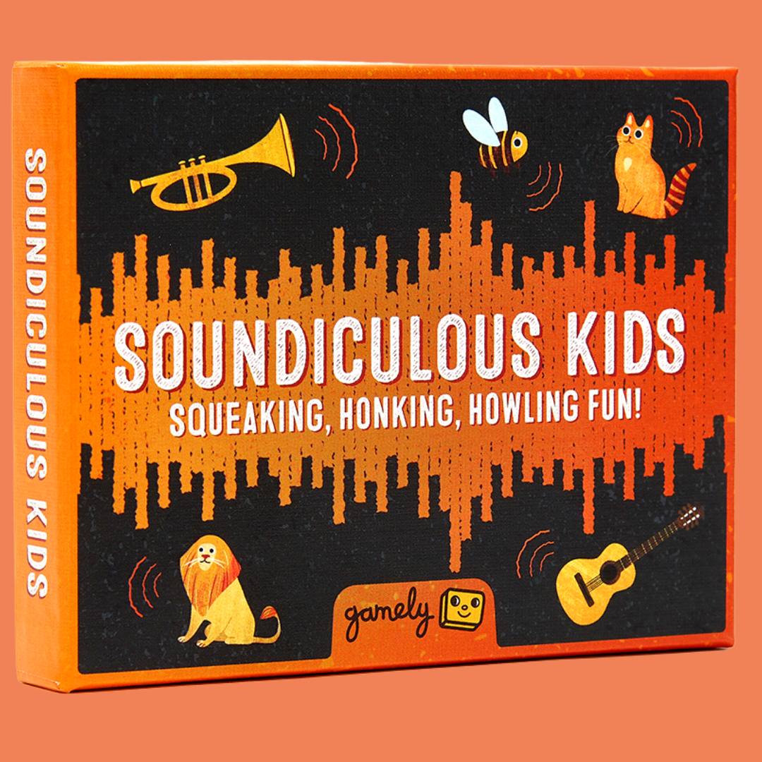 Soundiculous The Hilarious Pocketsize Party Game of Ridiculous Sounds Family Fun 