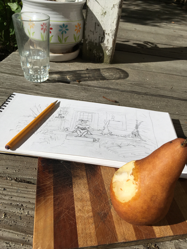 pear-sketch