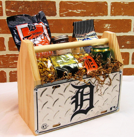 Chad and Jake Detroit Tigers Personalized 9-Piece Gift Basket