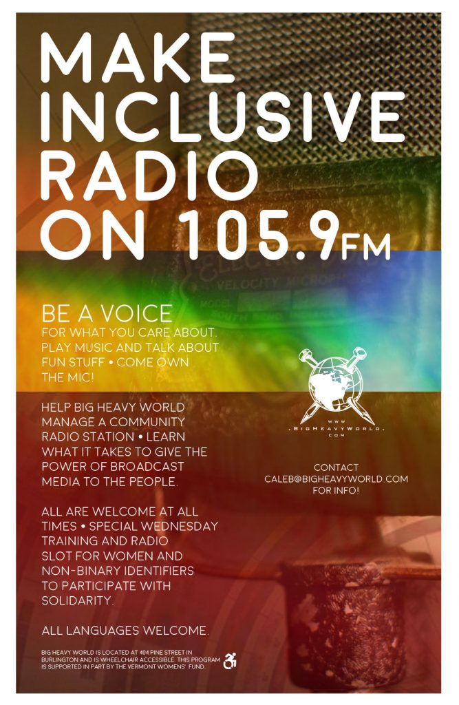 Make Inclusive Radio Poster
