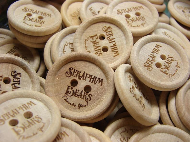 Wood Buttons - All Sizes - REORDER Only