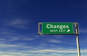 Changes Exit Sign