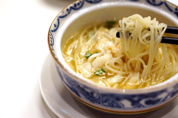 Shisen Hanten by Chen Kentaro, Mandarin Orchard Singapore - Alaskan Crab Meat Noodles with Fresh Yuzu Broth